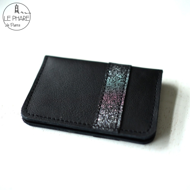 Portefeuille Nomade bande pailletée