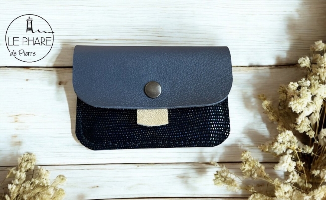 Porte-cartes en cuir